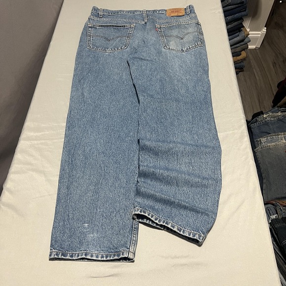 Levi's Other - Levis 550 Jeans Mens 38x30 Blue Light Wash Relaxed Tapered Leg Denim Casual